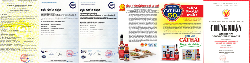 Giấy phép kinh doanh Thủy sản Cát Hải